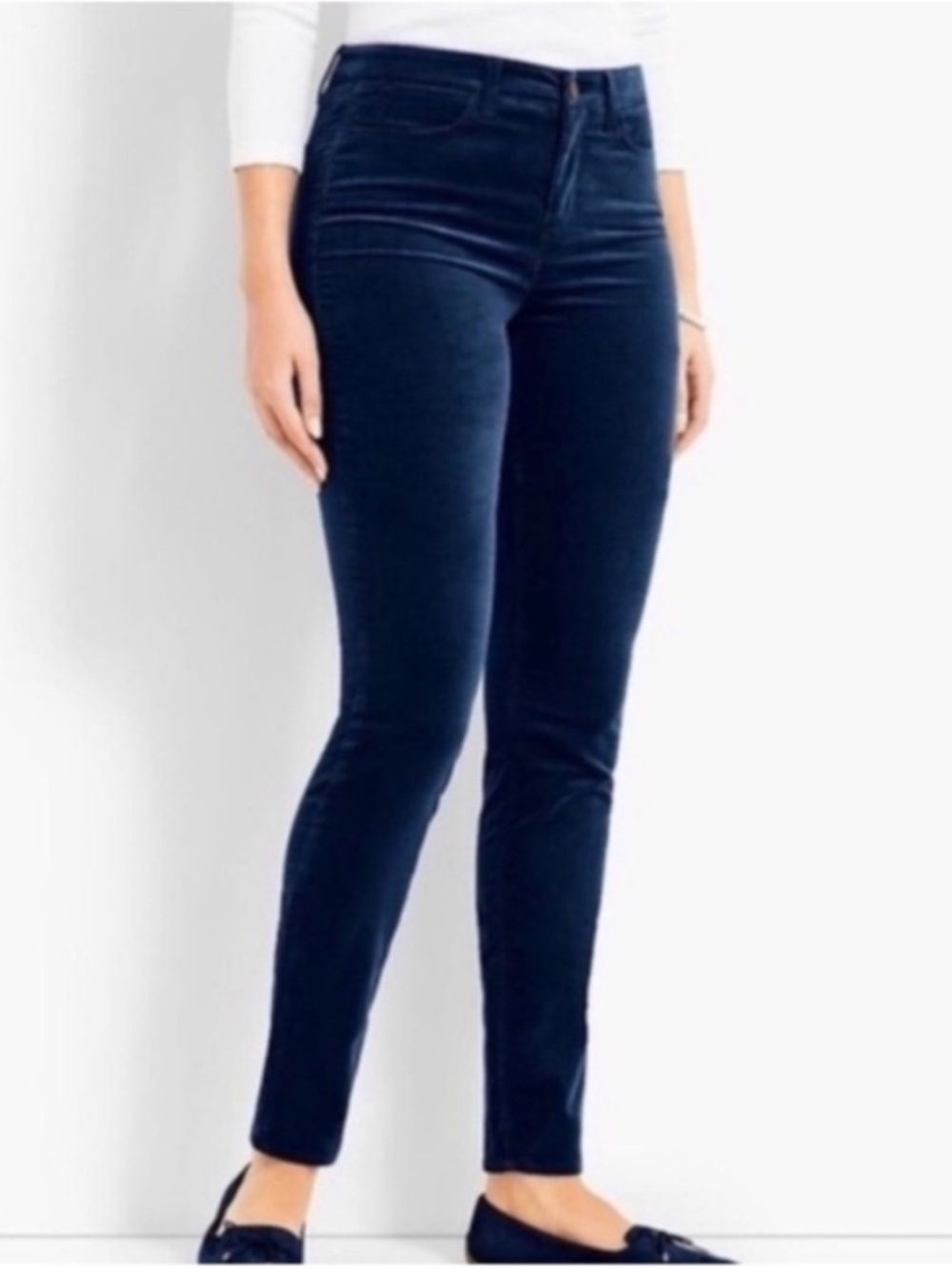 Talbots Flawless Five-Pocket Velveteen Jegging Pants. 16P. NWT.